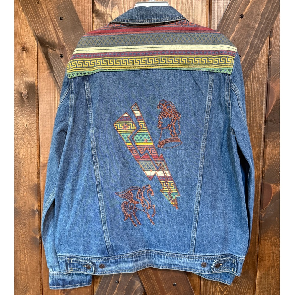 Disney Hercules Embroidered Denim Jacket